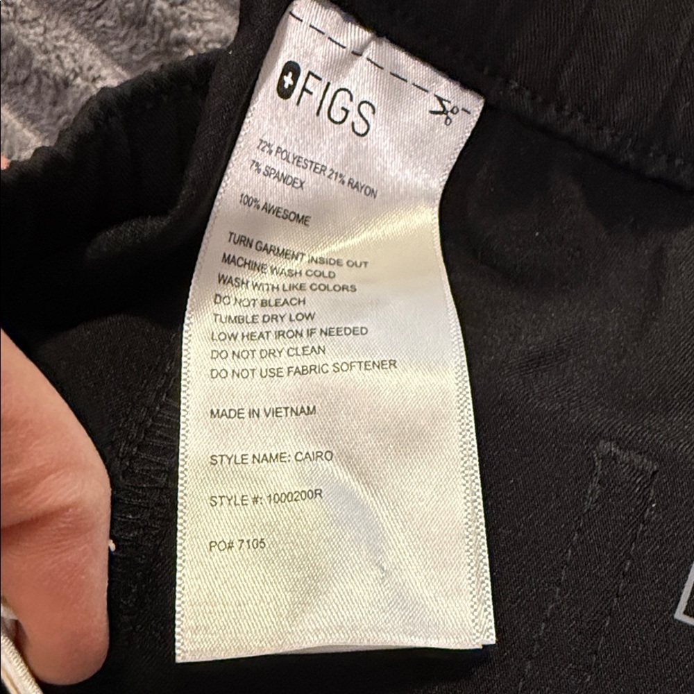 Figs Technical Men's Cairo Scrub Pants Medical Black NWT Size Medium Regular - Picture 3 of 9